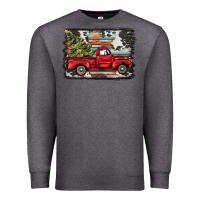 Charcoal Heather christmas truck Premium Sweatshirt - BarkalooDesign