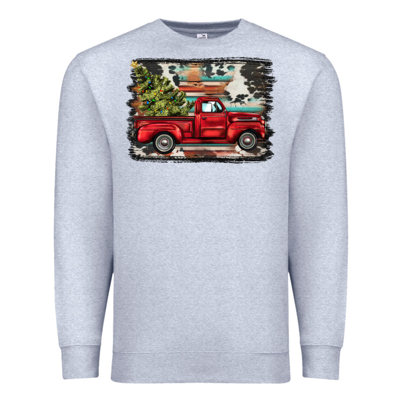 Christmas Truck Premium Sweatshirt by BarkalooDesign | Teevron