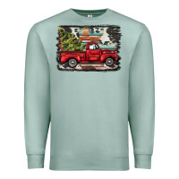 Seafoam christmas truck Premium Sweatshirt - BarkalooDesign
