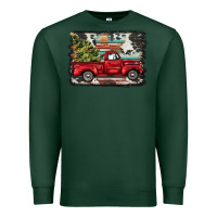 Sports Green christmas truck Premium Sweatshirt - BarkalooDesign