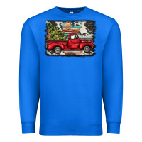True Royal christmas truck Premium Sweatshirt - BarkalooDesign