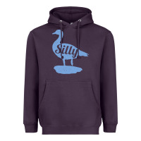 Plum Silly Goose Funny Silly Goose Heavyweight Hoodie - longCreatives