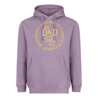 Lavender Mens One Dad to rule them all  father's day gift Heavyweight Hoodie - longCreatives