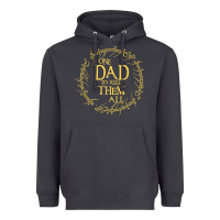 Smoke Mens One Dad to rule them all  father's day gift Heavyweight Hoodie - longCreatives