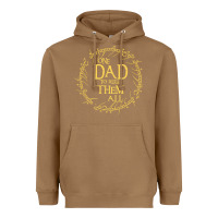 Toasted Coconut Mens One Dad to rule them all  father's day gift Heavyweight Hoodie - longCreatives