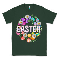 Sports Green Easter with eggs and daisy Easter Day Classic Tee - HowdyJamesFarm