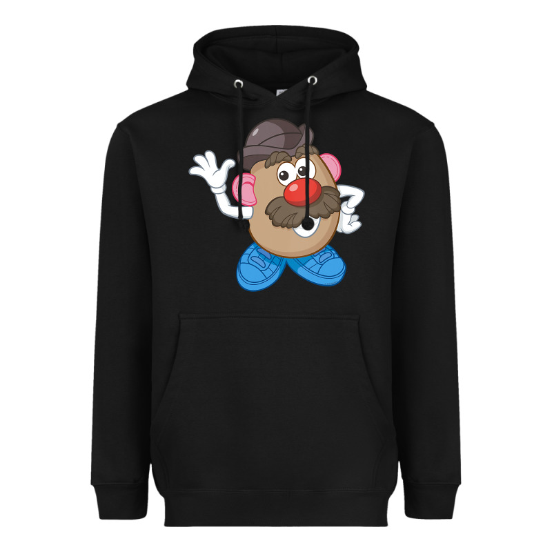 Womens Mr. Potato Head Simple Portrait Heavyweight Hoodie by longCreatives | Teevron