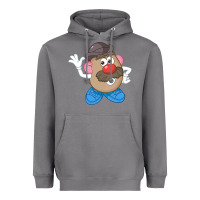 Storm Womens Mr. Potato Head Simple Portrait Heavyweight Hoodie - longCreatives