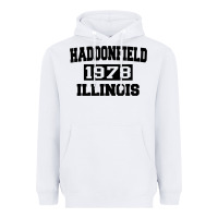 White Haddonfield Illinois Halloween 1978 Halloween Spooky Scary Gift Heavyweight Hoodie - longCreatives