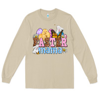 Mushroom Easter mama Long Sleeve Tee - OliviaCreatesArt