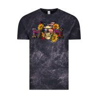 Cloud Black american mom skull Vintage Tee - CowGirlArtShop