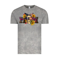 Cloud Rock american mom skull Vintage Tee - CowGirlArtShop