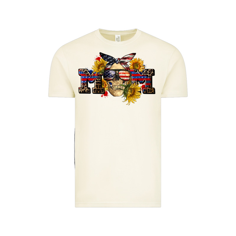American Mom Skull Vintage Tee by CowGirlArtShop | Teevron