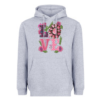 Heather Grey walentine's day love gemstones Heavyweight Hoodie - BarkalooDesign