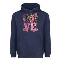 Navy walentine's day love gemstones Heavyweight Hoodie - BarkalooDesign
