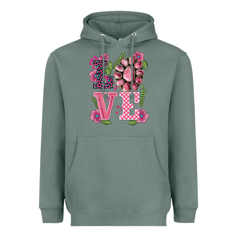 Walentine's Day Love Gemstones Heavyweight Hoodie by BarkalooDesign | Teevron