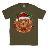 Army Green Christmas Toy Poodle Classic Tee - RanaPortraitStore