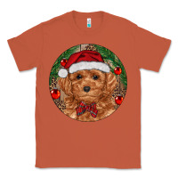 Copper Christmas Toy Poodle Classic Tee - RanaPortraitStore