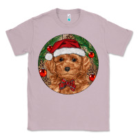 Lilac Christmas Toy Poodle Classic Tee - RanaPortraitStore