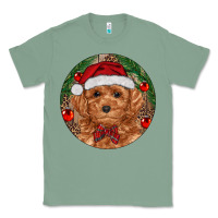 Sage Christmas Toy Poodle Classic Tee - RanaPortraitStore