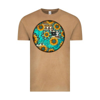 Round Western Pattern Vintage Tee | Teevron