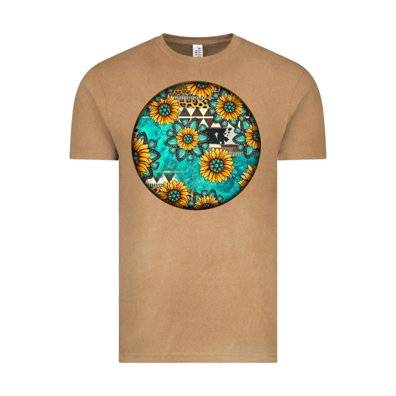 Round Western Pattern Vintage Tee by Jasminsmagicworld | Teevron