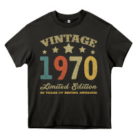 Asphalt Vintage 1970 Limited Edition 50 Years Of Being Awesome Heavy Core Tee - Bettercallsaul