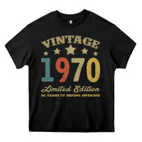 Vintage 1970 Limited Edition 50 Years Of Being Awesome Heavy Core Tee | Teevron
