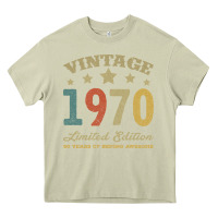 Mossy Vintage 1970 Limited Edition 50 Years Of Being Awesome Heavy Core Tee - Bettercallsaul