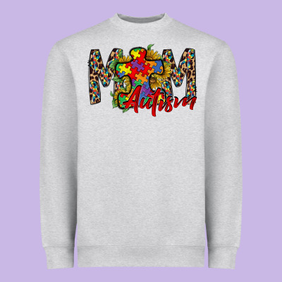 Mom Autism 2 Heavyweight Sweatshirt Designed By Racoondesign