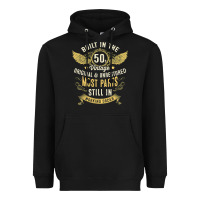 Mens Vintage 1950s Built In The 50s Fifties Funny 70th Birthday Heavyweight Hoodie | Teevron