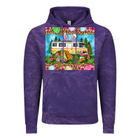 Cloud Purple Easter Day camping Vintage Hoodie - OliviaCreatesArt