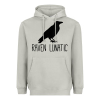Moon Dust Womens Raven Lunatic, Funny Bird Lover Gift Men Women Kids Heavyweight Hoodie - longCreatives