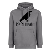 Storm Womens Raven Lunatic, Funny Bird Lover Gift Men Women Kids Heavyweight Hoodie - longCreatives