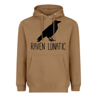 Toasted Coconut Womens Raven Lunatic, Funny Bird Lover Gift Men Women Kids Heavyweight Hoodie - longCreatives