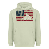 Matcha Snowmobile USA Flag Snow Sled Patriotic Snowmobiling Gift Heavyweight Hoodie - longCreatives
