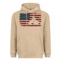 Mushroom Snowmobile USA Flag Snow Sled Patriotic Snowmobiling Gift Heavyweight Hoodie - longCreatives