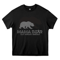 Black Mama Bear Sleep Disorders Awareness Heavy Core Tee - Bettercallsaul