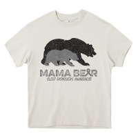 Mama Bear Sleep Disorders Awareness Heavy Core Tee | Teevron