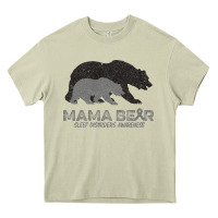 Mossy Mama Bear Sleep Disorders Awareness Heavy Core Tee - Bettercallsaul