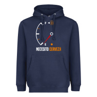 Navy Mexican beer necesito cerveza cool & funny sayings Heavyweight Hoodie - longCreatives