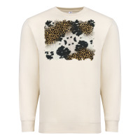 Sandshell black and white cowhide background Premium Sweatshirt - BarkalooDesign