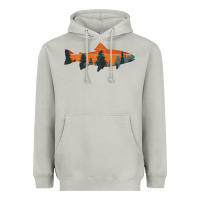 Moon Dust Trout Fly Fishing Nature Outdoor Fisherman Gift Heavyweight Hoodie - longCreatives