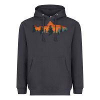 Smoke Trout Fly Fishing Nature Outdoor Fisherman Gift Heavyweight Hoodie - longCreatives