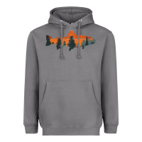 Storm Trout Fly Fishing Nature Outdoor Fisherman Gift Heavyweight Hoodie - longCreatives