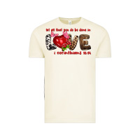 Vintage Arctic Let all that you do be done in love i corinthians Vintage Tee - HowdyJamesFarm