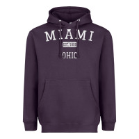 Plum Miami Ohio OH Vintage Heavyweight Hoodie - longCreatives