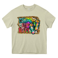 Mossy life is better in flip flops Heavy Core Tee - JahusDesignShop