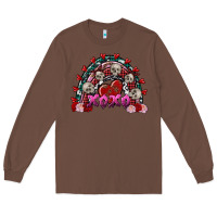 Chestnut Skull Xoxo rainbow Valentine's Day Long Sleeve Tee - FaDigitalArtStudio