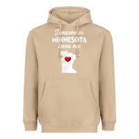 Mushroom Someone In Minnesota Loves Me  Minnesota  MN Heavyweight Hoodie - longCreatives